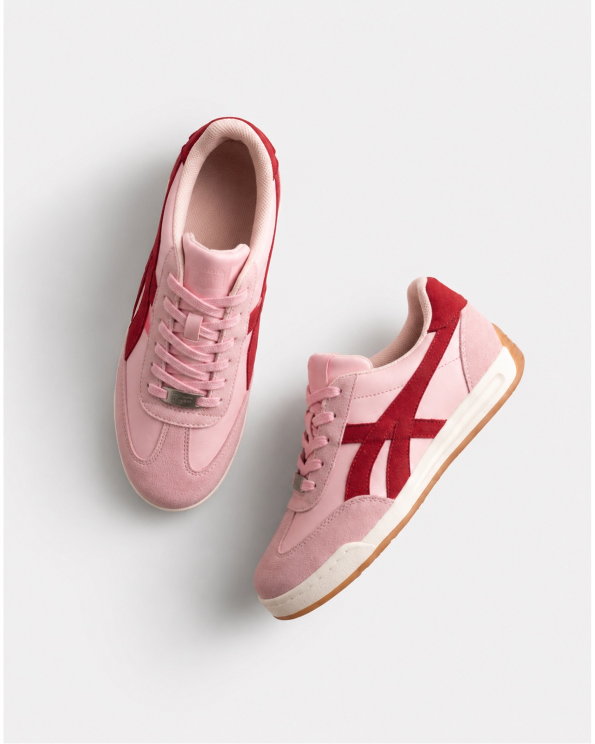 Tenis rosa con detalles en rojo ref velvet - Imagen 5