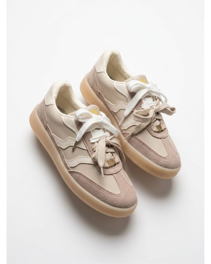 Tenis Beige Casual Urbanos para Mujer Ref Melrose