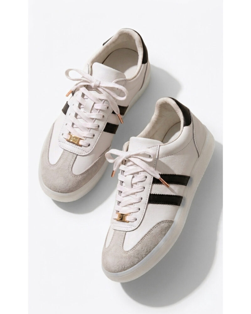 Tenis blancos con lineas negras ref Soho Comfort Tenis Casual