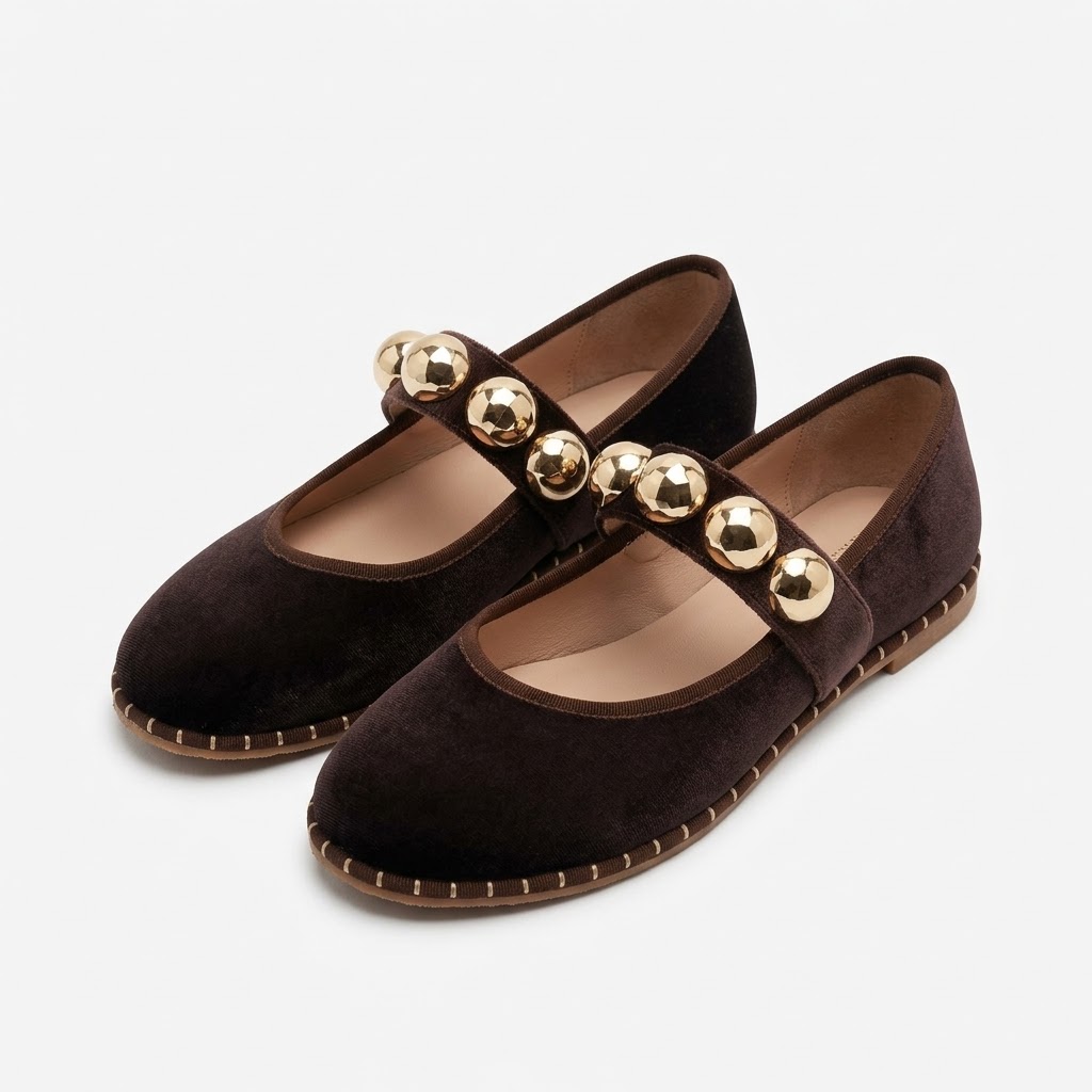 baleta mujer en gamuza terciopelo ref zara - Imagen 10